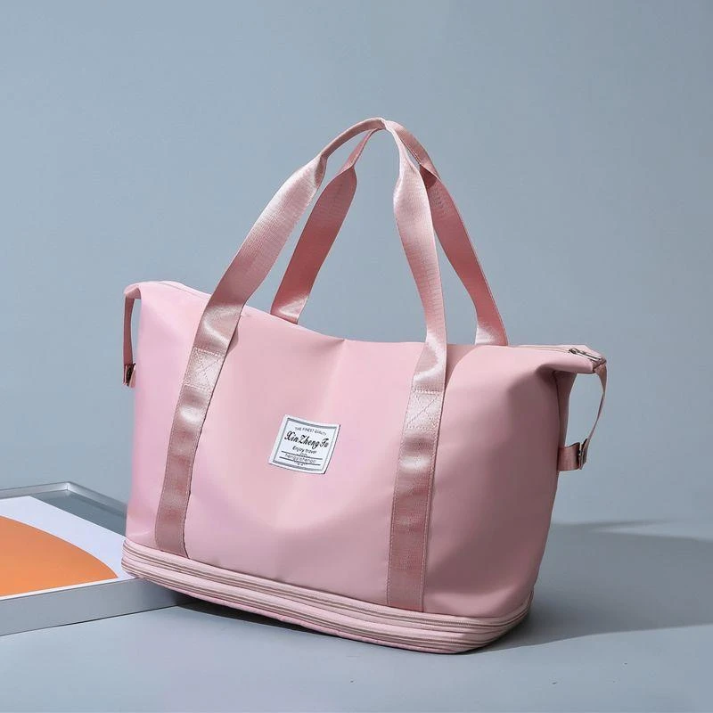 外出旅行包干湿分离游泳健身包大容量收纳包袋手提轻便防水行李袋