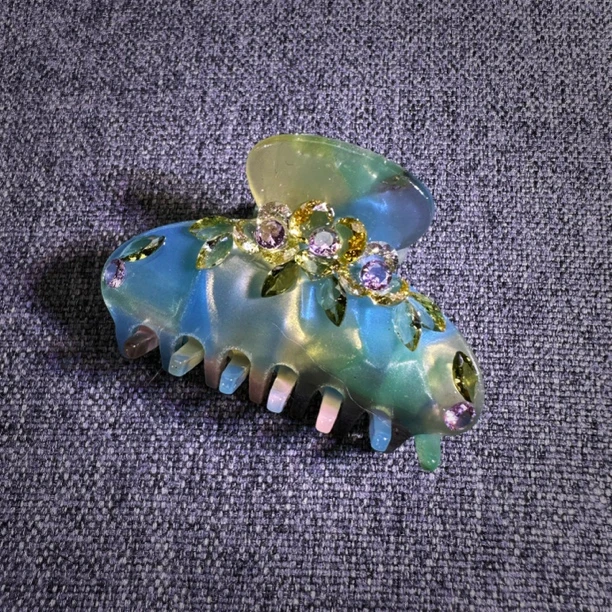 花花定制 粉青小抓夹