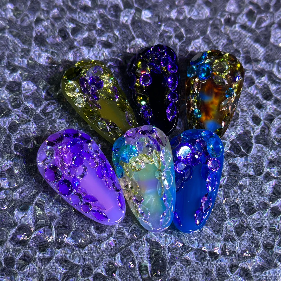 小水滴原创设计手作发夹复古气质侧边夹鸭嘴夹