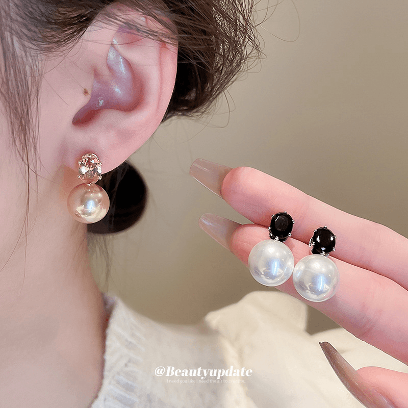 银针几何简约耳环法式甜美设计耳钉耳坠小众百搭复古耳饰