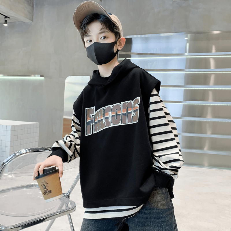 儿童装男童秋装套装春秋款2024新款春季中大童男孩运动卫衣帅气潮