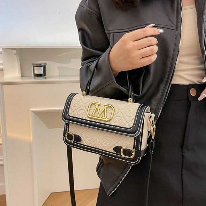 手工编织时尚复古包包diy自制小方包自制材料包高级感送女友礼物