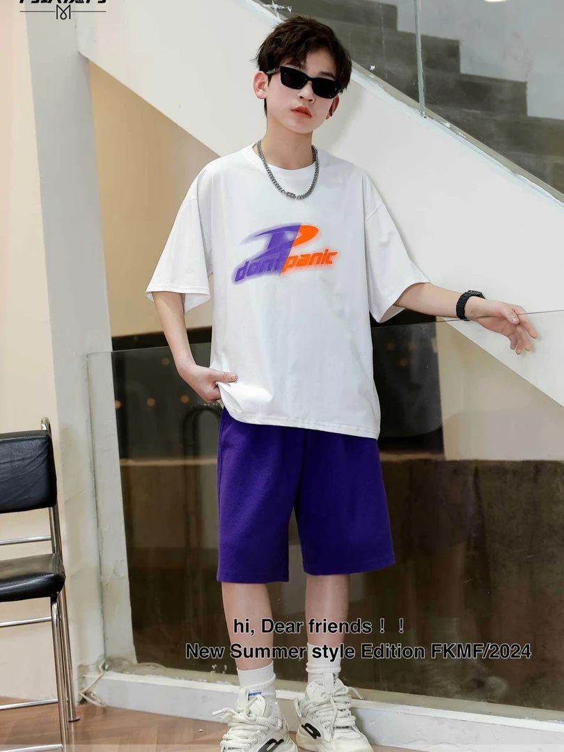 大童休闲百搭夏季短袖5132