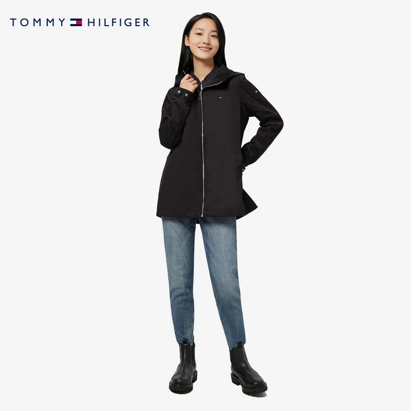 Tommy 秋冬女装休闲三合一可卸铺棉内胆保暖连帽夹克WW0WW36506