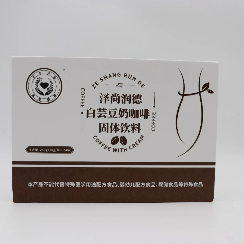 泽尚润德白芸豆奶咖啡固体饮料送胖胖杯