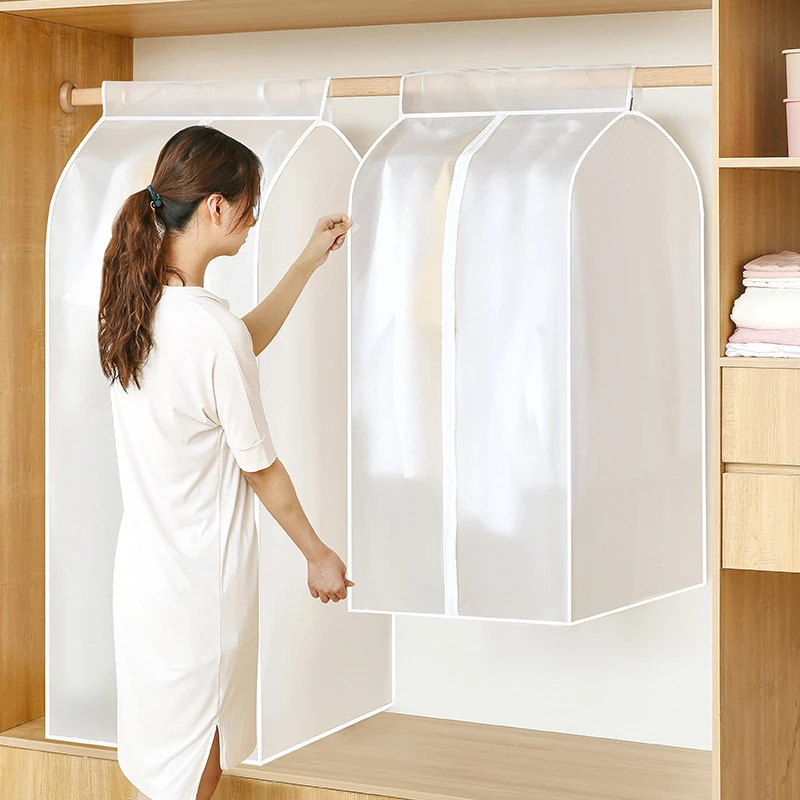 全封闭防尘袋衣服防尘罩防水透明水洗防潮防尘套大衣罩挂衣袋挂袋