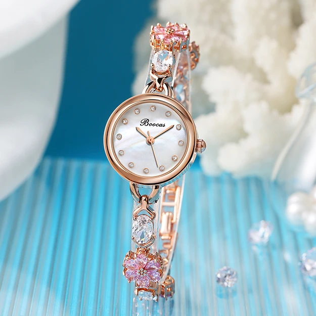 瑞士奢华手链式女士手表小众气质时尚潮流精致简约防水镶钻女表