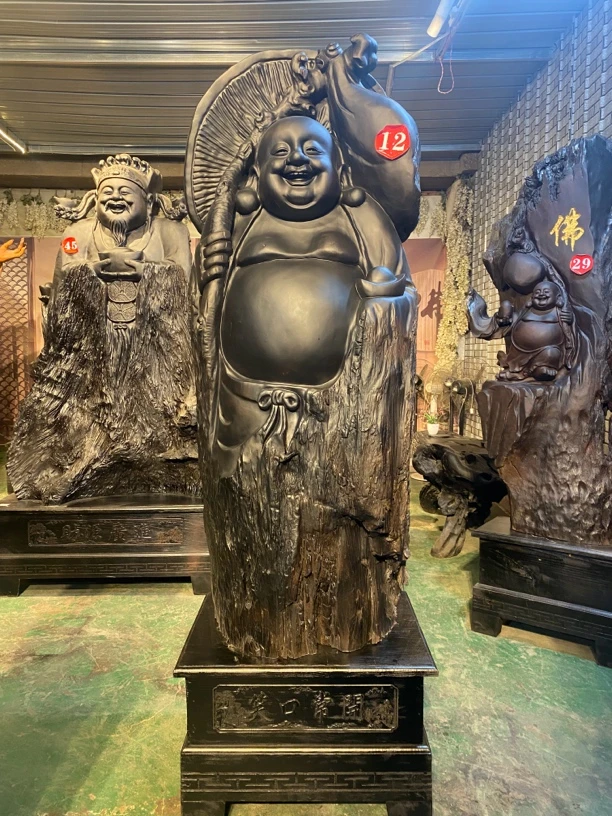 福袋弥勒佛大厅落地摆件