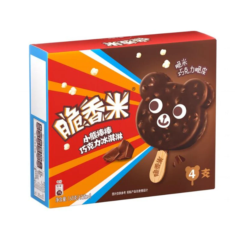 德芙脆香米小熊棒棒巧克力冰淇淋(168g)
