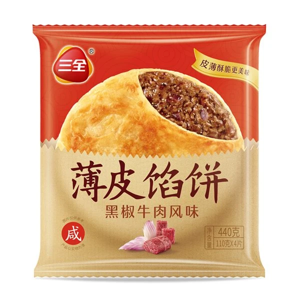 三全碱水酥皮馅饼（黑椒牛肉风味）(440g)