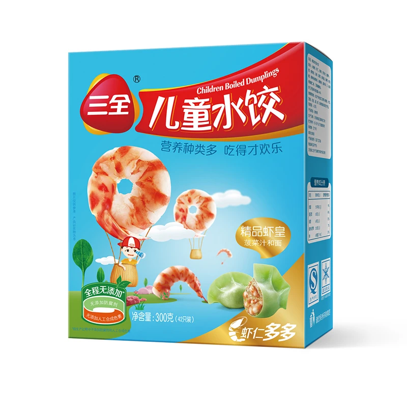 三全儿童精品虾皇水饺(300g)