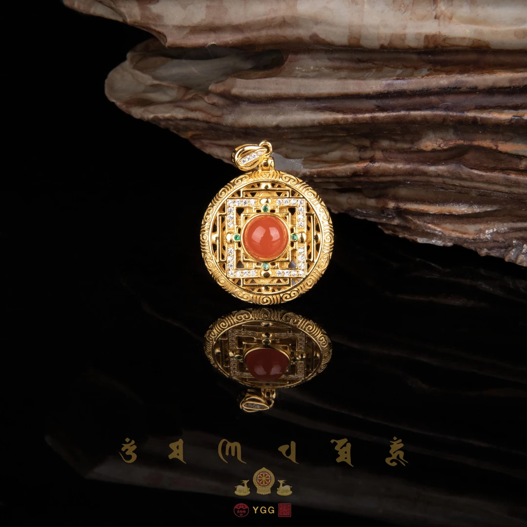 员格格BXJP03/南红冰红925银TANCHENG吊坠（多样性发）