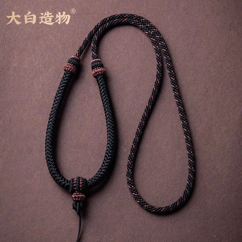 挂脖粗绳手工挂件玉石专用编绳高货项链吊坠专用手工串珠绳