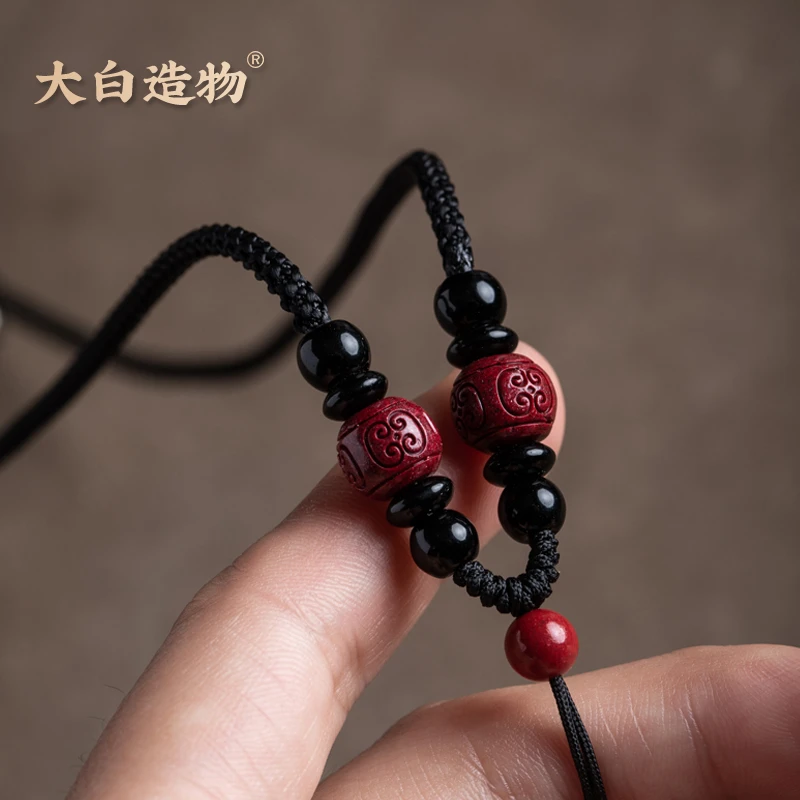 挂件情侣貔貅编绳玉佩高档玉石专用挂绳编手工编织玉石挂吊坠高货