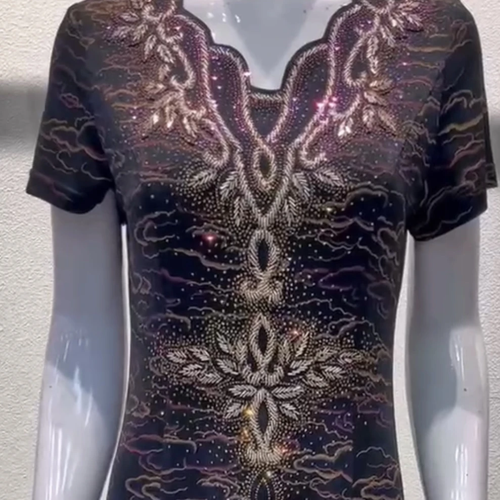 爆款进口面料连衣裙日常装妈妈婆婆装87672