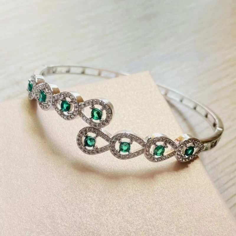 A1-187祖母绿时尚手镯