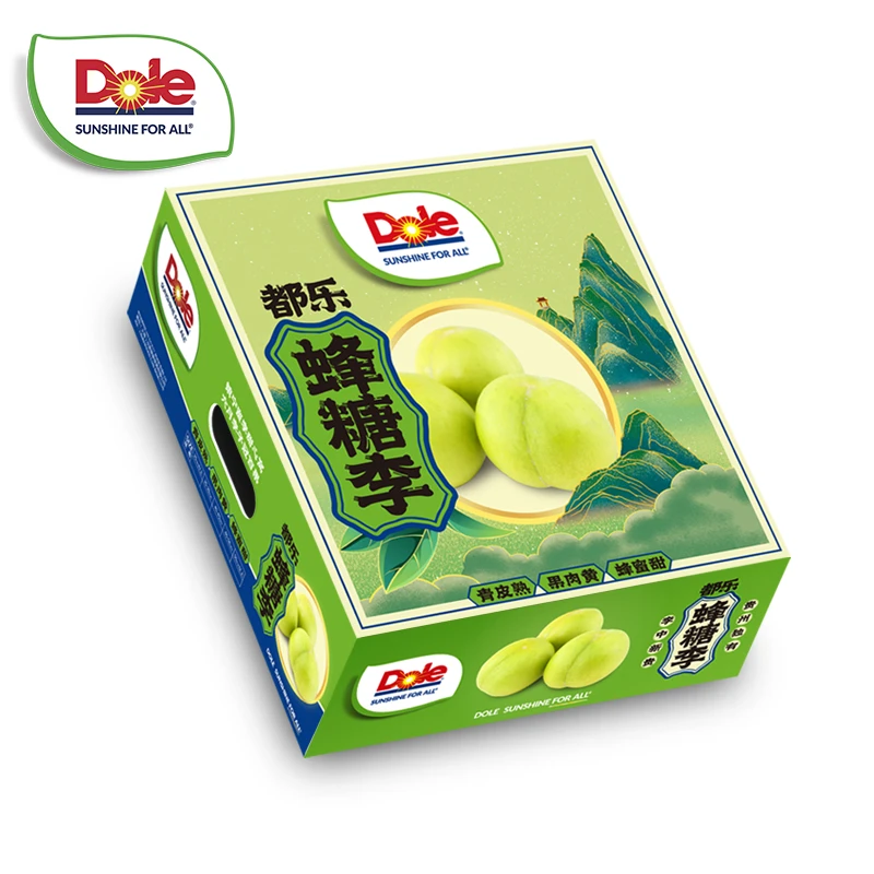 【都乐Dole】四川蜂糖李2斤简装/4.5斤礼盒装 单果30g+ 清甜酥脆