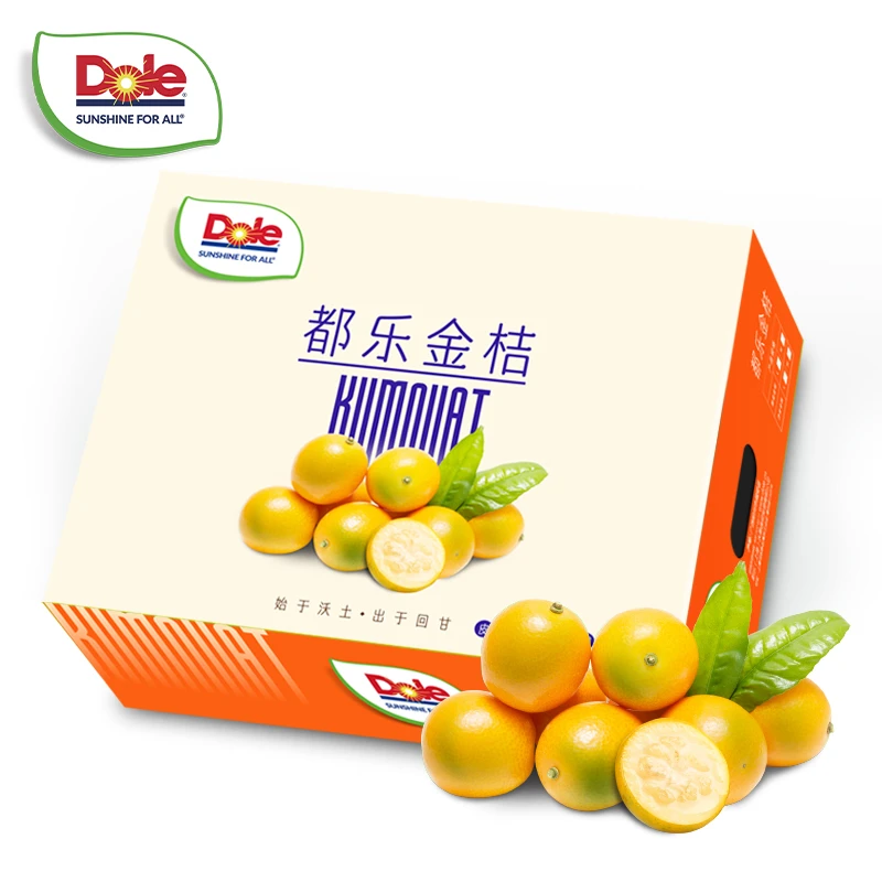 【都乐Dole】滑皮金桔4斤高端礼盒装  皮薄肉醇  爽脆香甜 甜蜜多汁