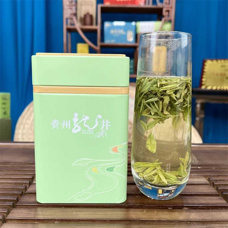 2025年新茶正宗贵州龙井茶明前头春头采一芽一叶豆香味炒青绿茶