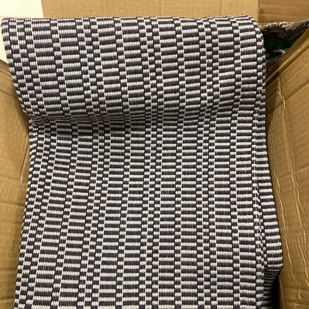 全新未使用  X74 极简棉线编制地垫飘窗垫入户门垫床前毯/乐拍