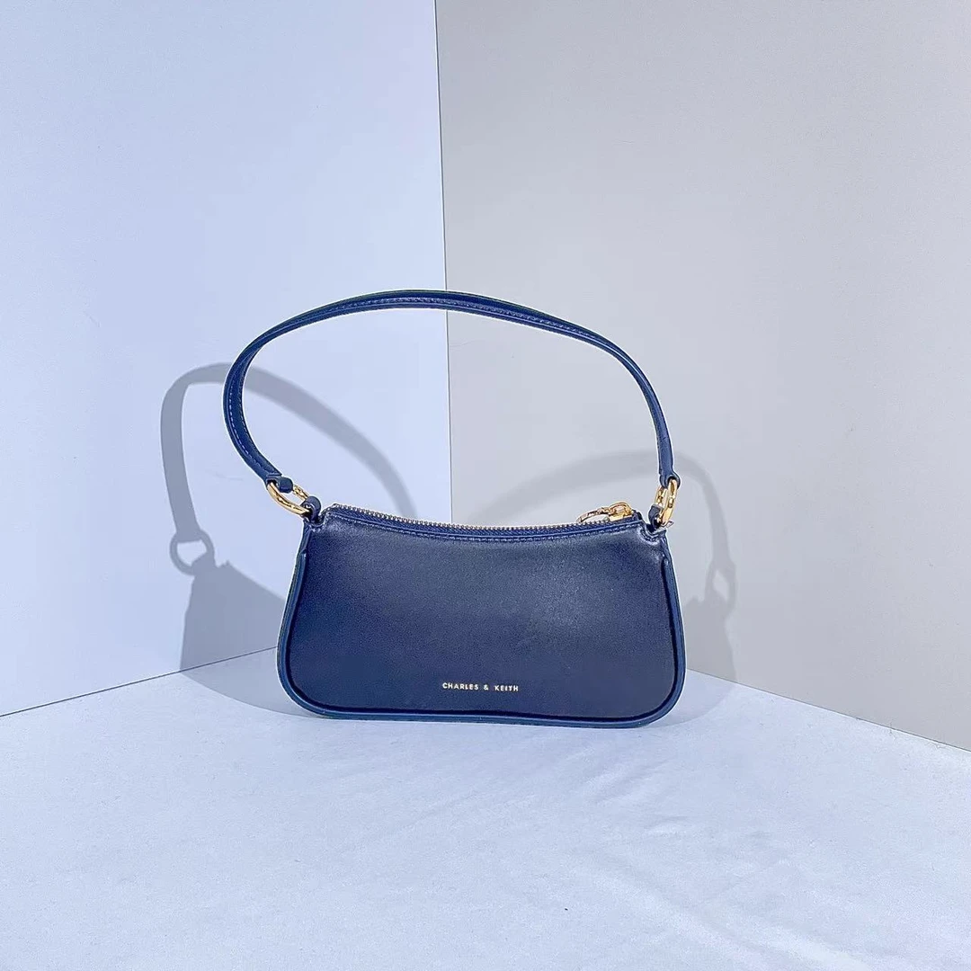 40151127深蓝色S女士单肩斜挎包包-然范