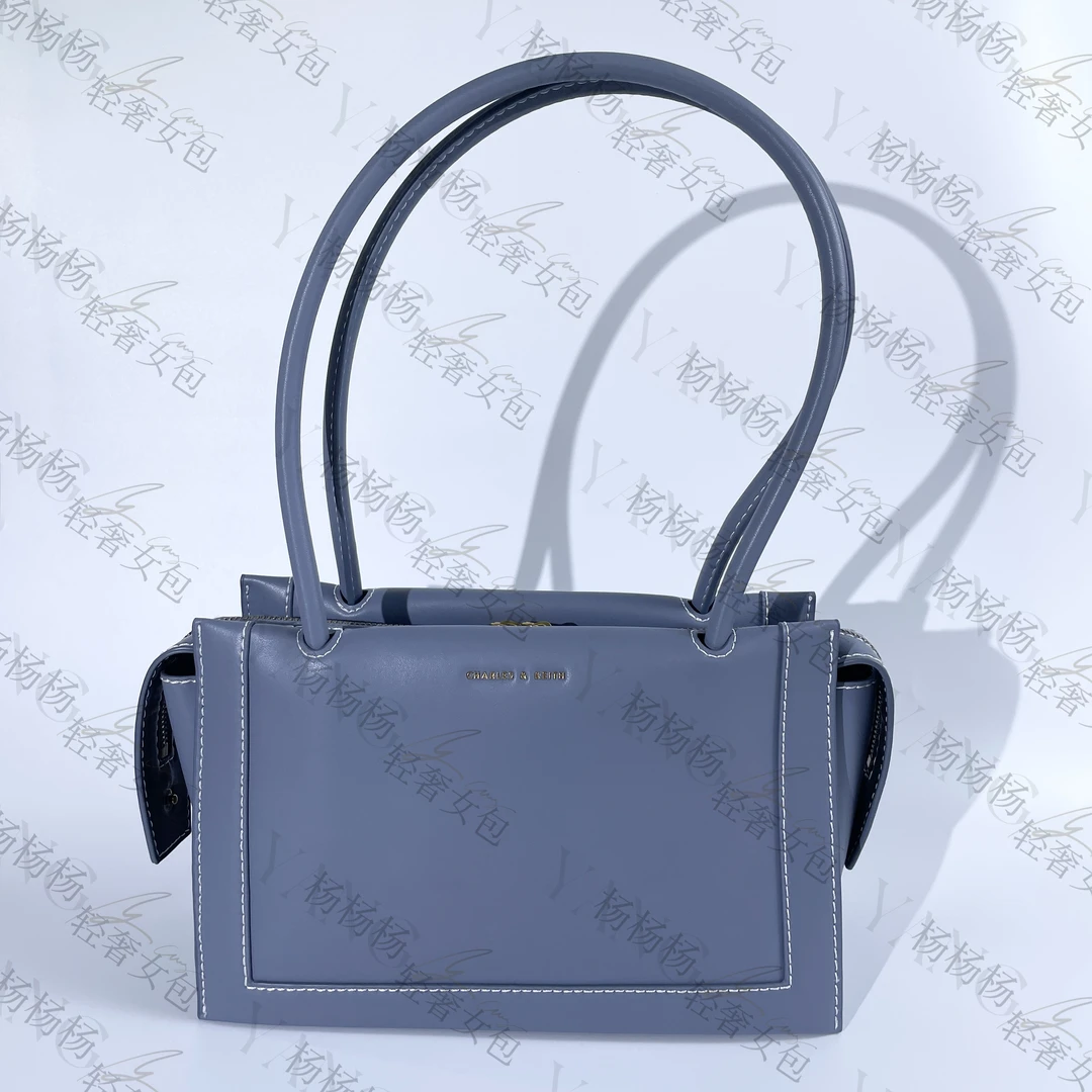 20671387牛仔蓝色M女士单肩斜挎包-杨灬