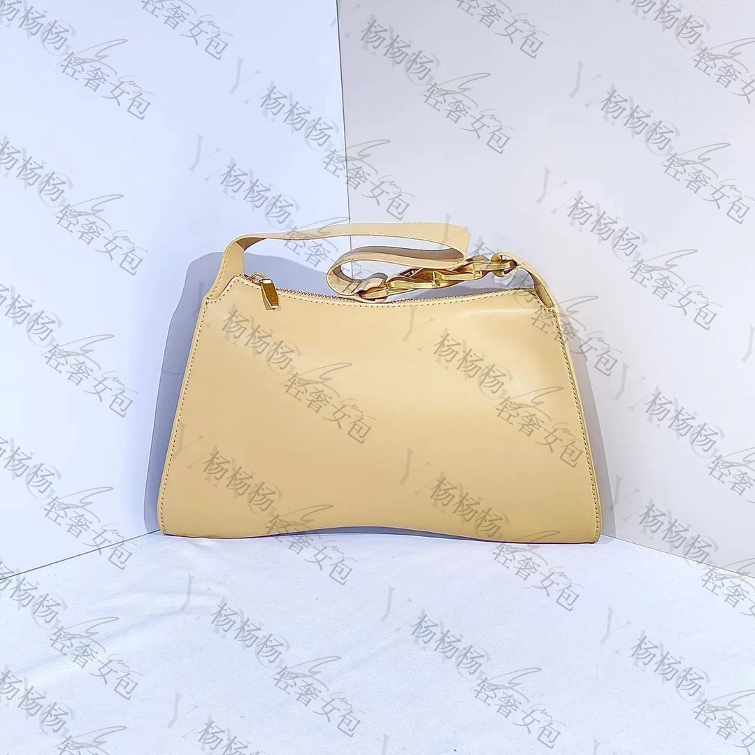 CHARLES&KEITH  20270852黄褐色M女士手拎单肩斜挎包-杨灬