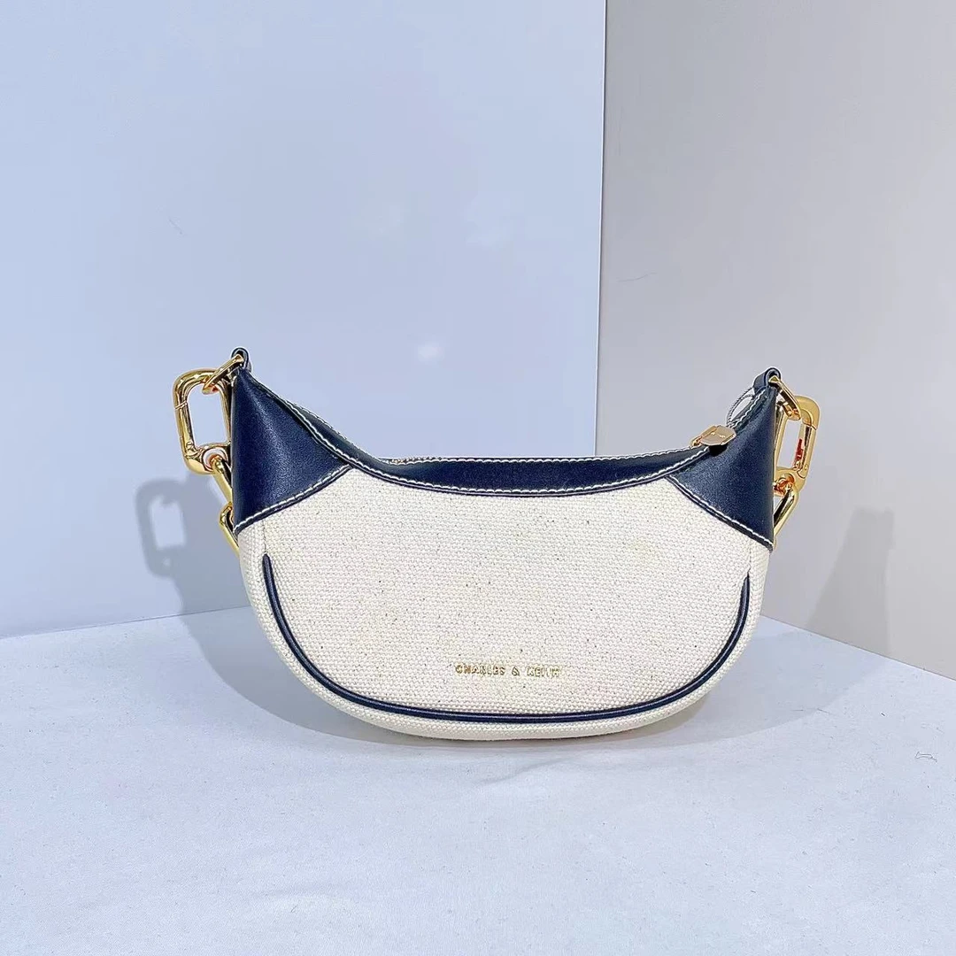 （样品微瑕）20270927混色S链条单肩新月包-杨灬