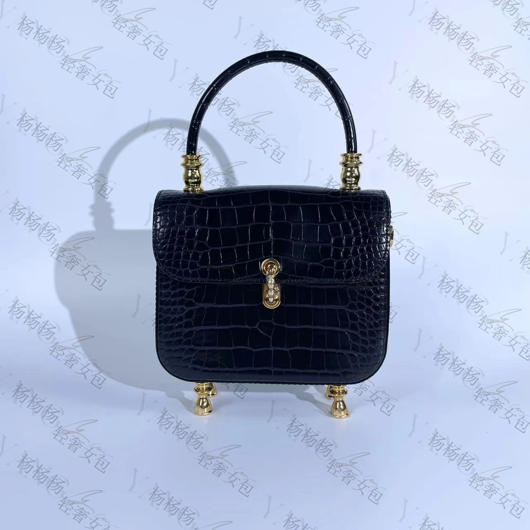 50701243黑色S女士单肩手提包-杨灬