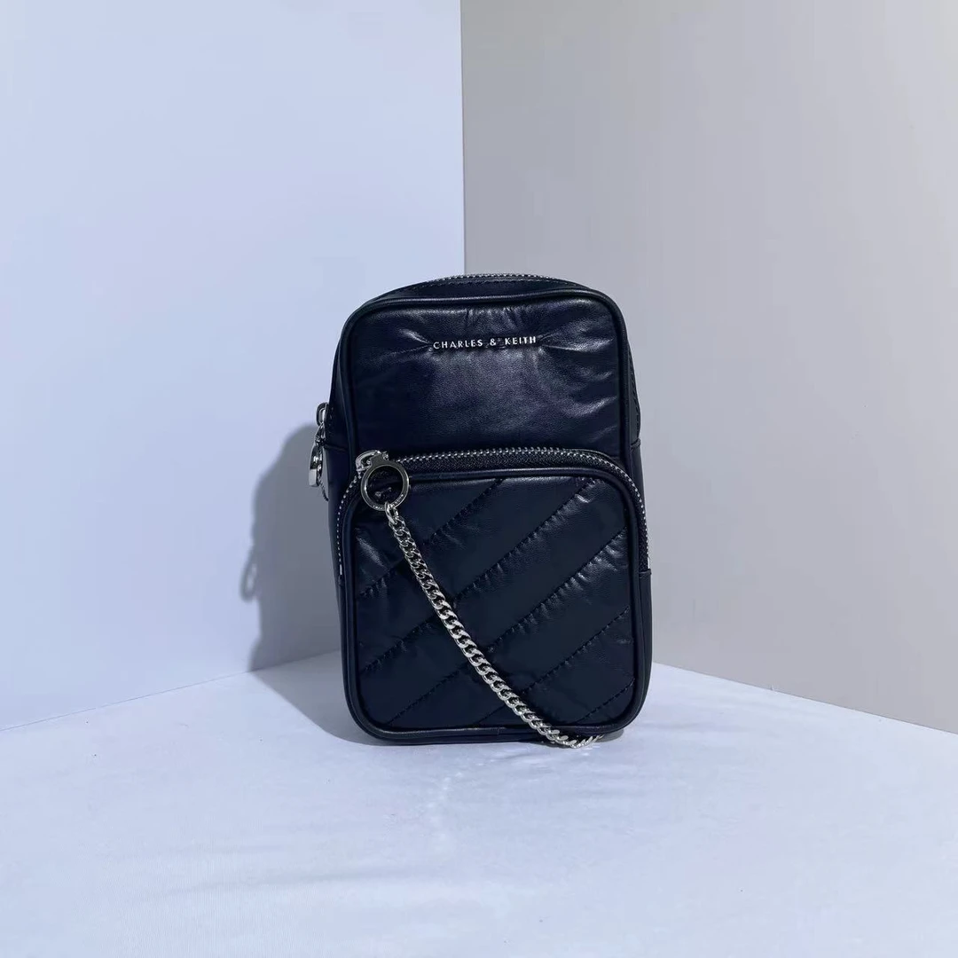 80151096黑色S女士单肩斜挎包-杨灬