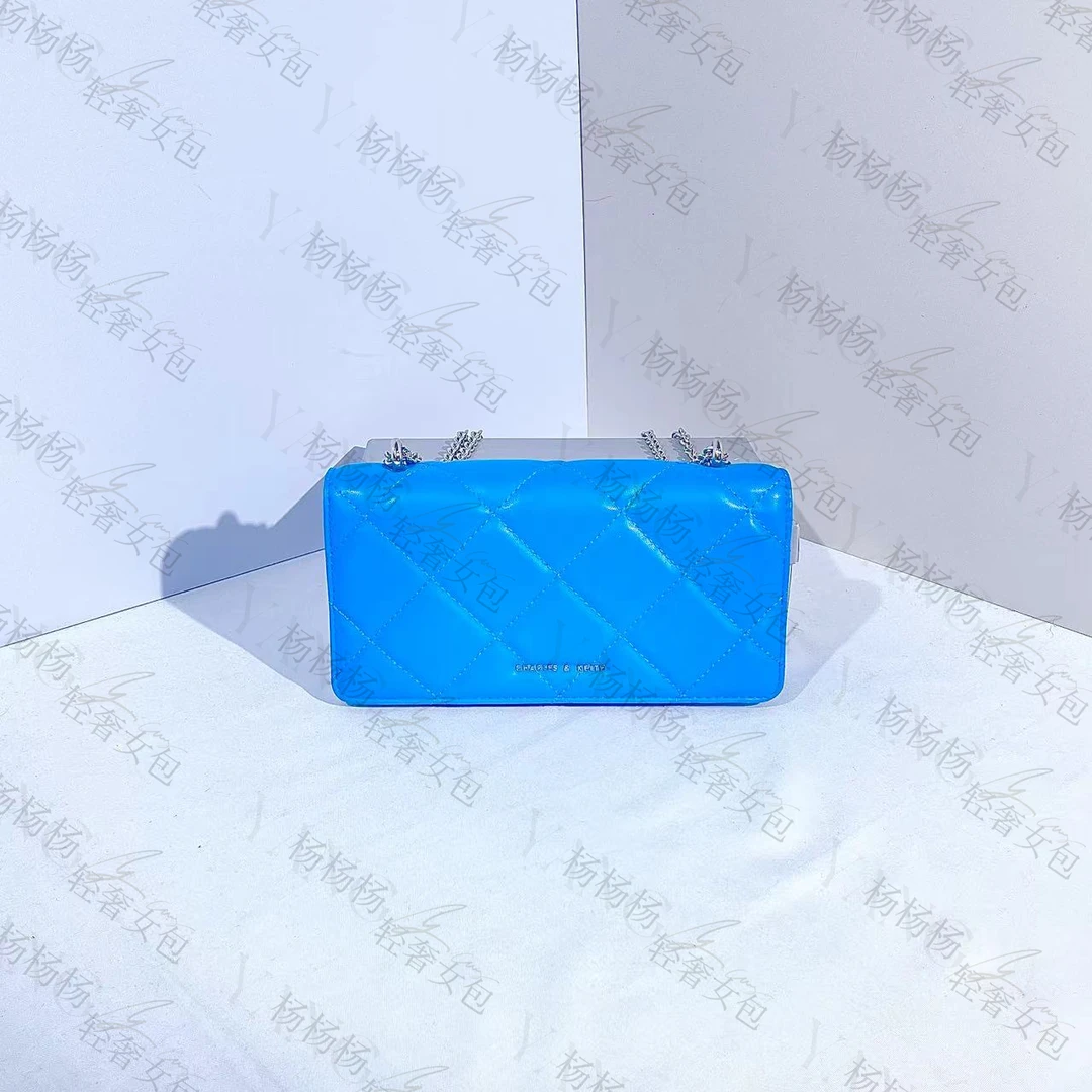 CHARLES&KEITH 10680992-1天蓝色XS女士单肩斜挎包-杨灬