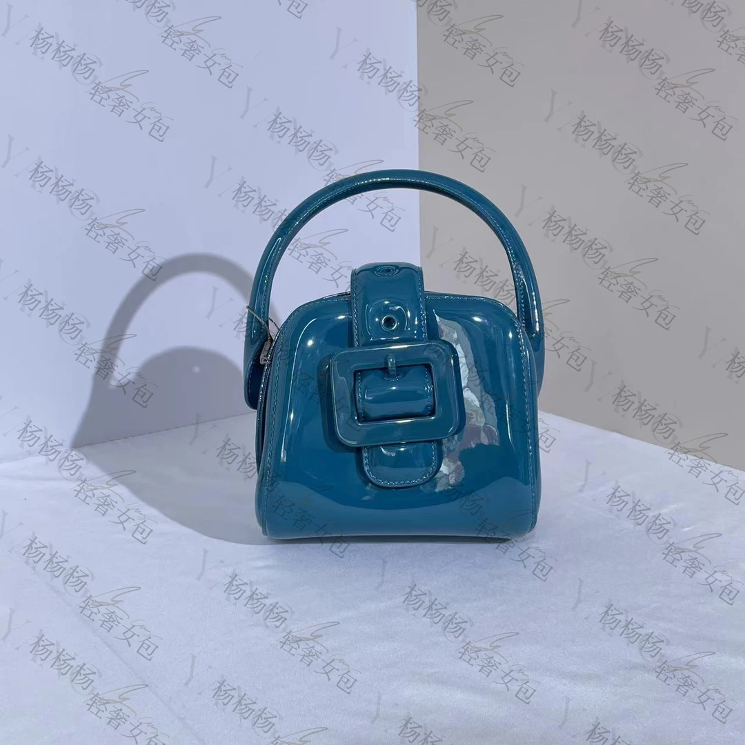 CHARLES&KEITH 50160110青绿色S女士单肩斜挎包-杨灬