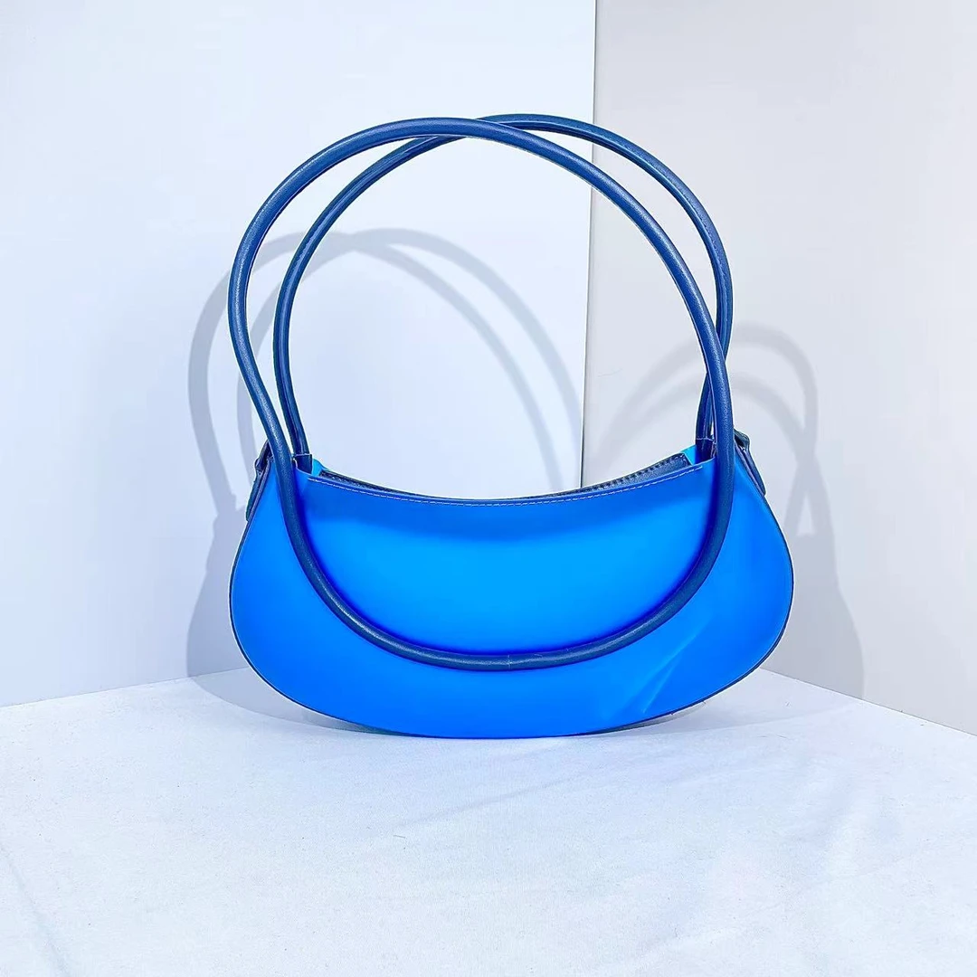 CHARLES&KEITH 20671354蓝色S女士单肩斜挎包-杨灬