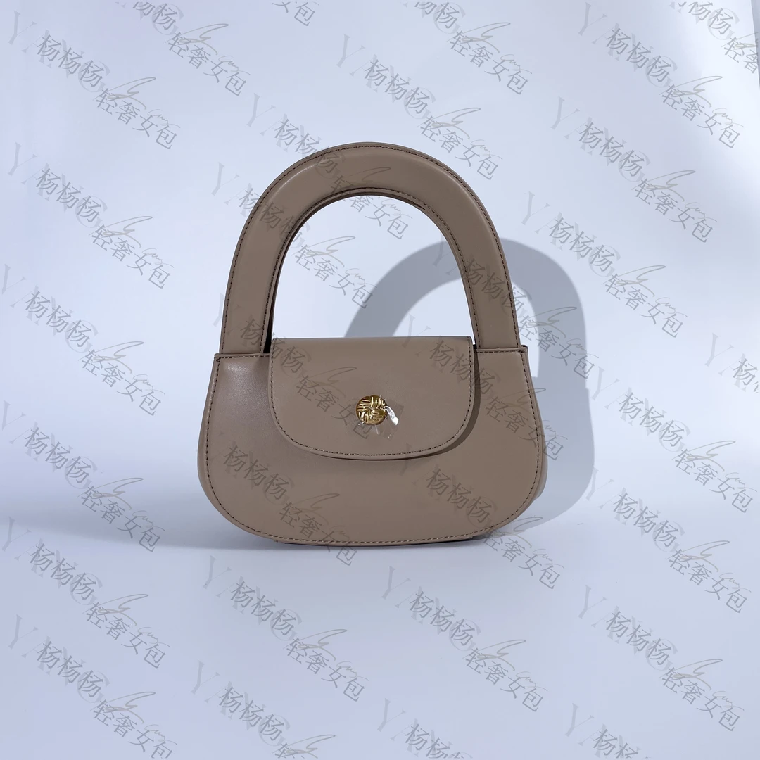 （样品）CHARLES&KEITH 30271050肉色M女士翻盖手提斜挎小方包-杨灬