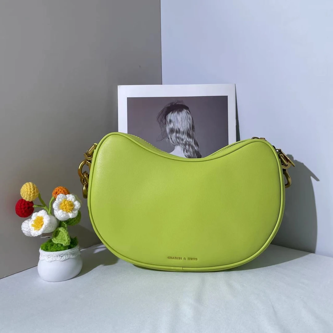 20270889芥末黄色M女士单肩斜挎包-杨灬