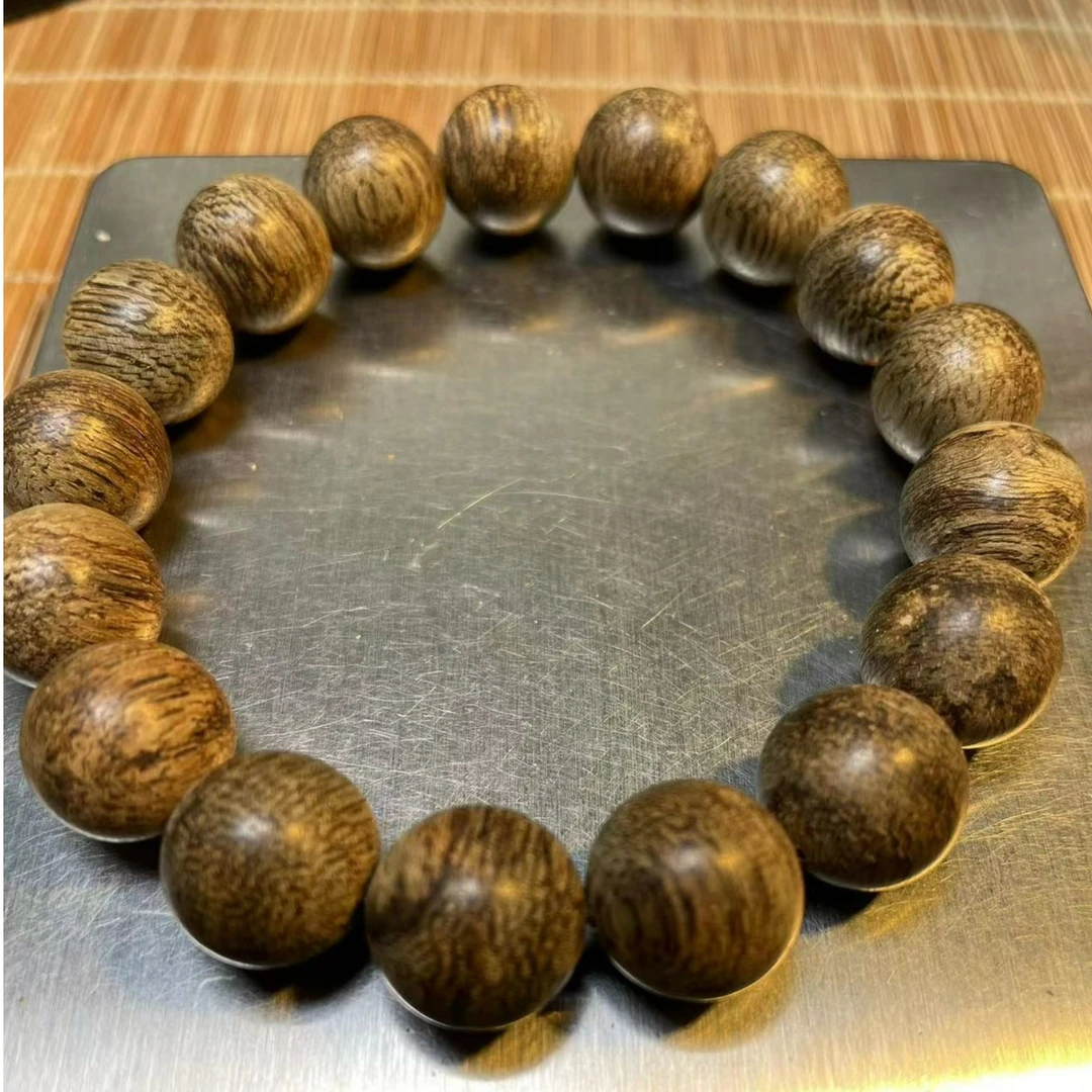 冠宇沉香文莱软丝1.3手串8分沉原色原汁原味花果香甜沁凉有层次感