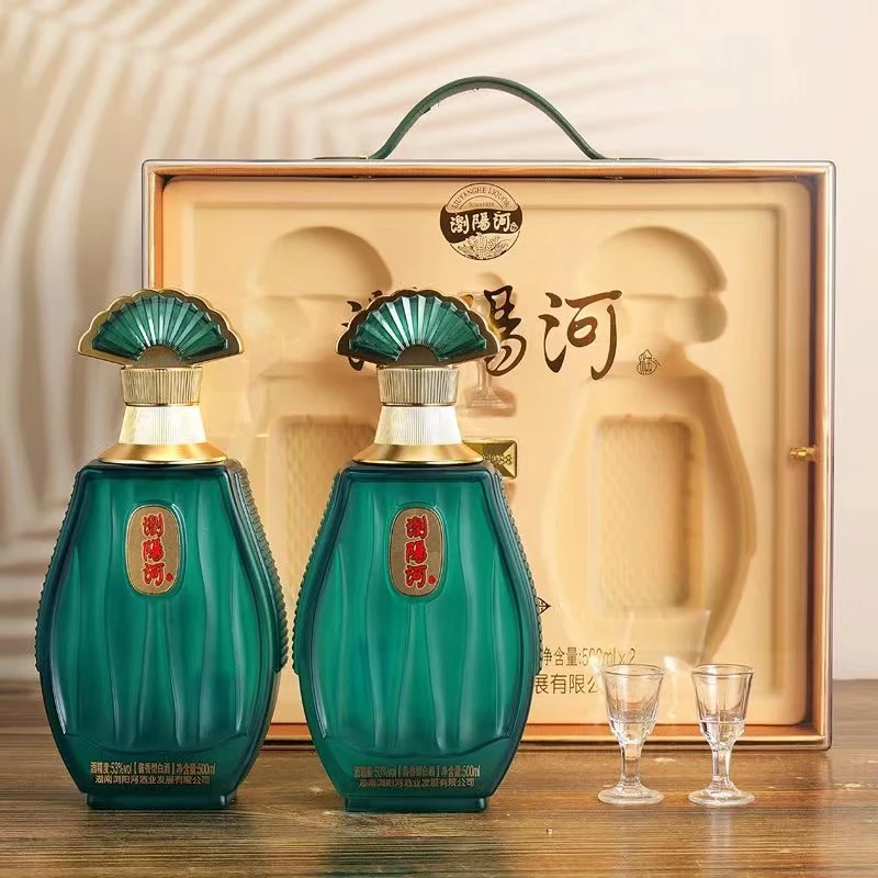 京唐(主播专属)浏阳河秘酿1988酱香型白酒礼盒装53度500ml*2