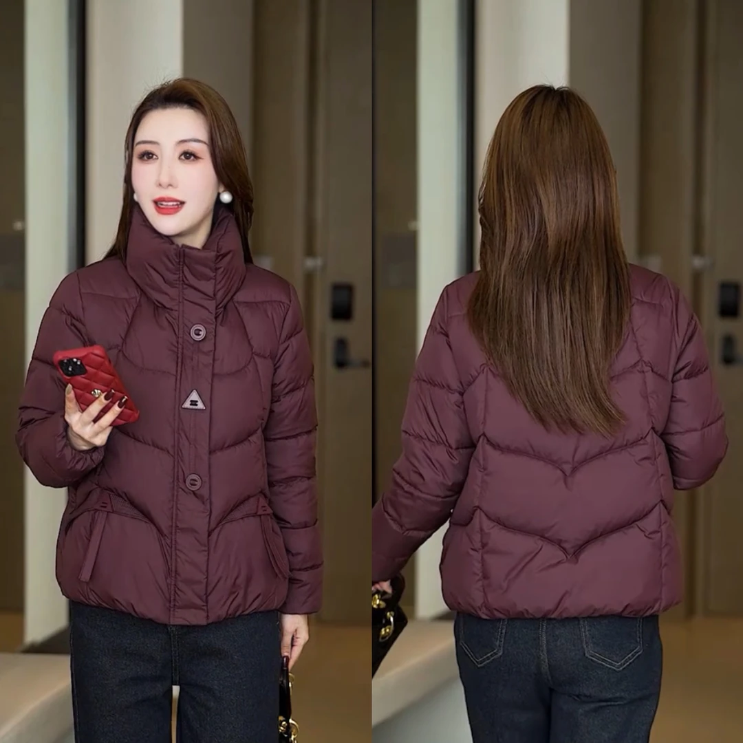 短款棉衣棉服女2025冬季加厚保暖小棉袄韩版新款显瘦时尚百搭外套