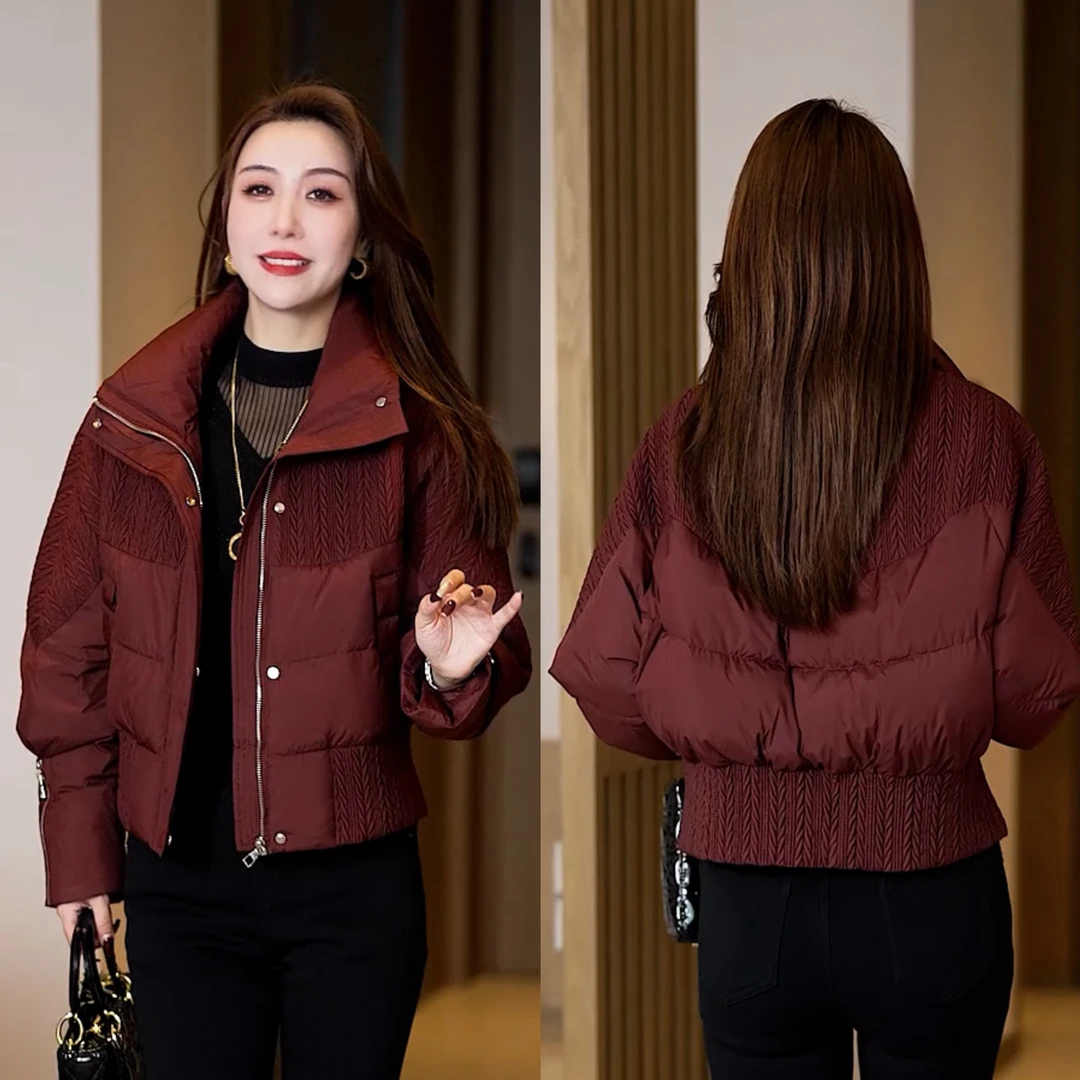 冬季短款小棉袄女2025新款百搭减龄修身棉衣棉服韩版加厚保暖外套