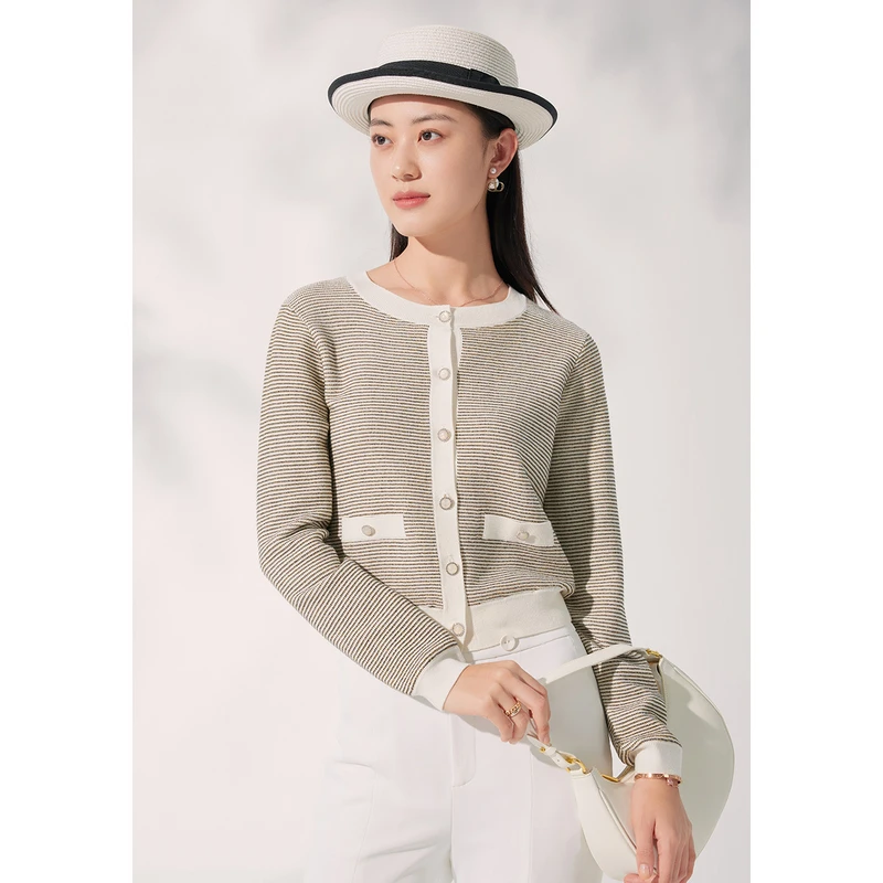 气质女装秋季复古时尚修身毛衣外套打底dunnu敦奴针织衫FT170105