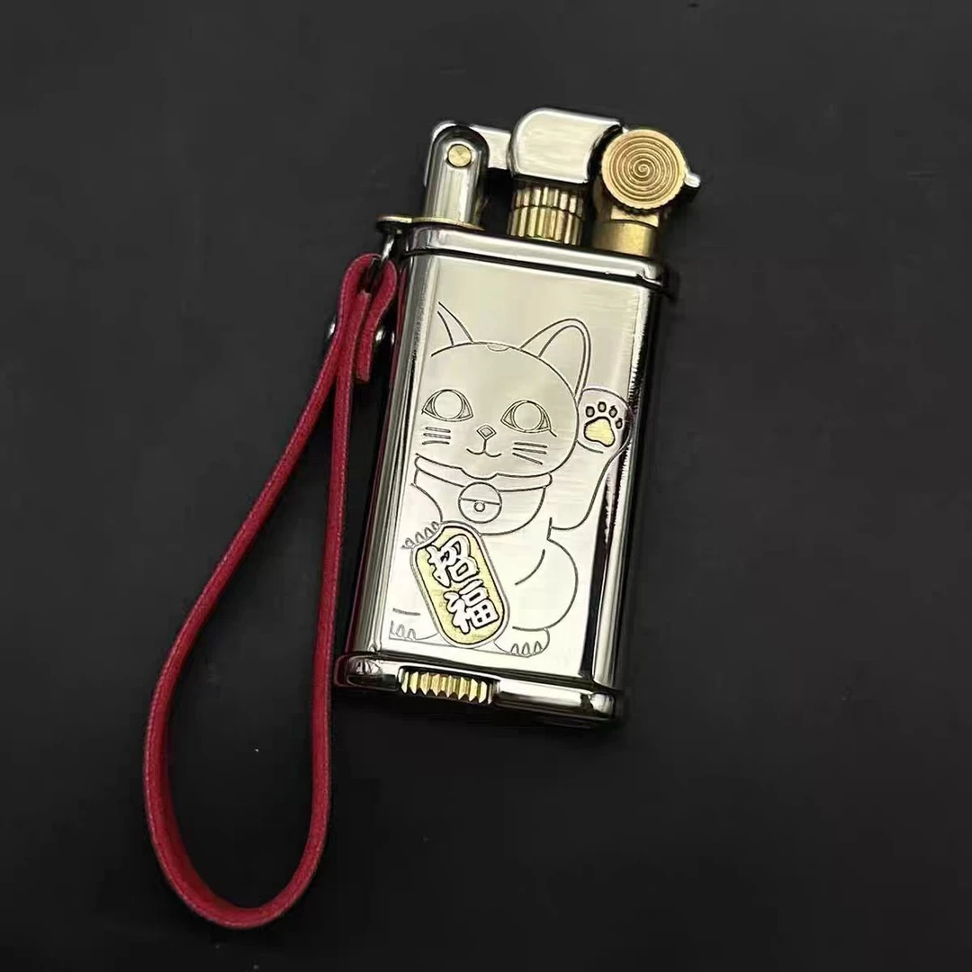 小挂件 首领CF316mini-2招财猫 创意煤油打火机
