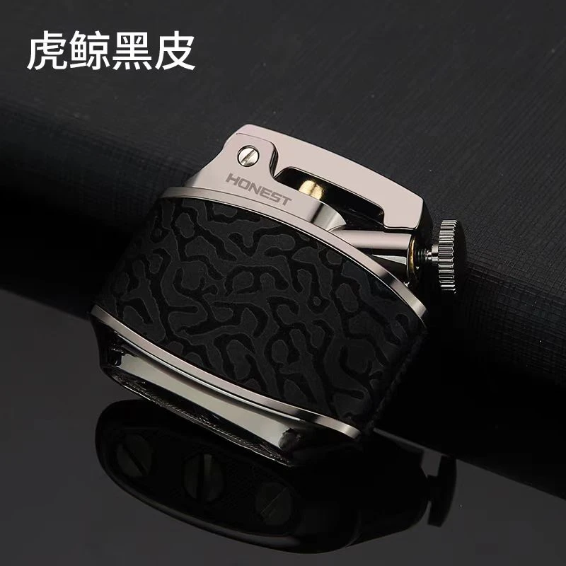 BNC808-2金鲟2# 虎鲸1A黑皮 煤油打火机