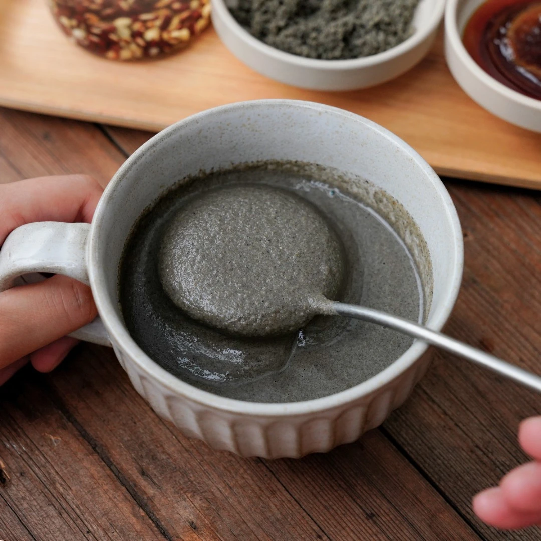 传统手工石磨芝麻炒米粉子即食糯米炒米粉子400克米糊粉粉子