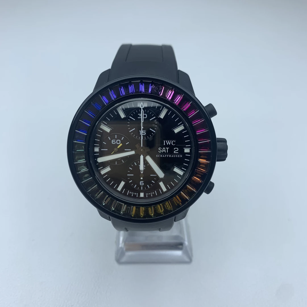 95新 IWC/万国 海洋计时系列 机械 后钻 44MM  0027