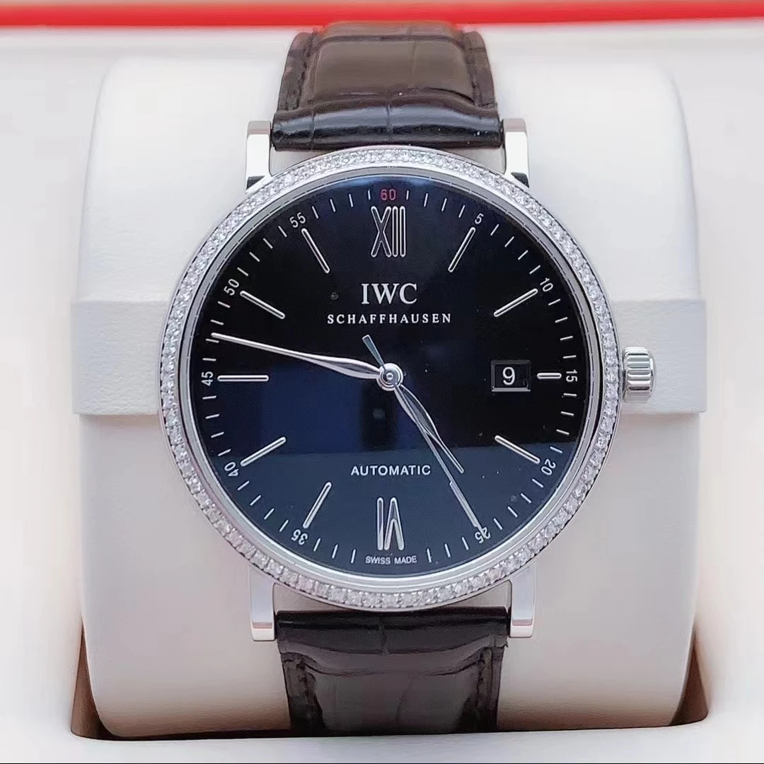 95新 IWC/万国 柏涛菲诺系列 0155 表径40MM 机械 后钻 绰号红60