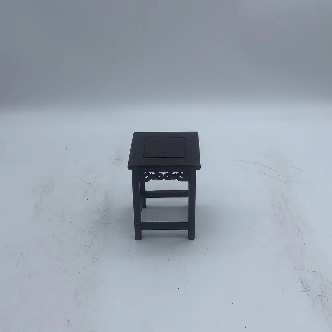 2813 大红酸枝独板小茶几摆台（库存微瑕）