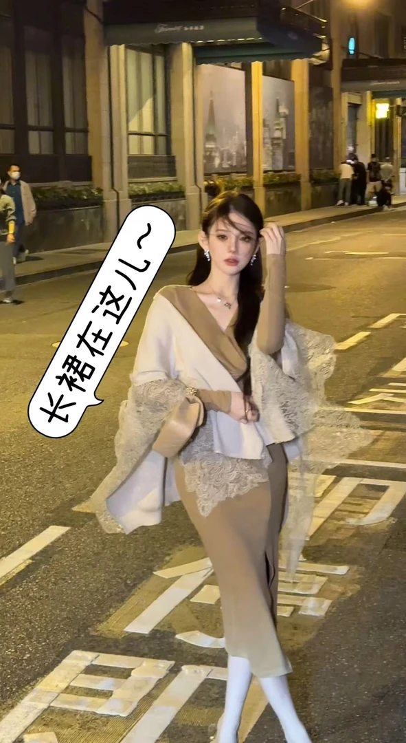 粉红pink 【余晖街道】褶褶纯色高级感气质百搭连衣裙LWJ24D4Q2257