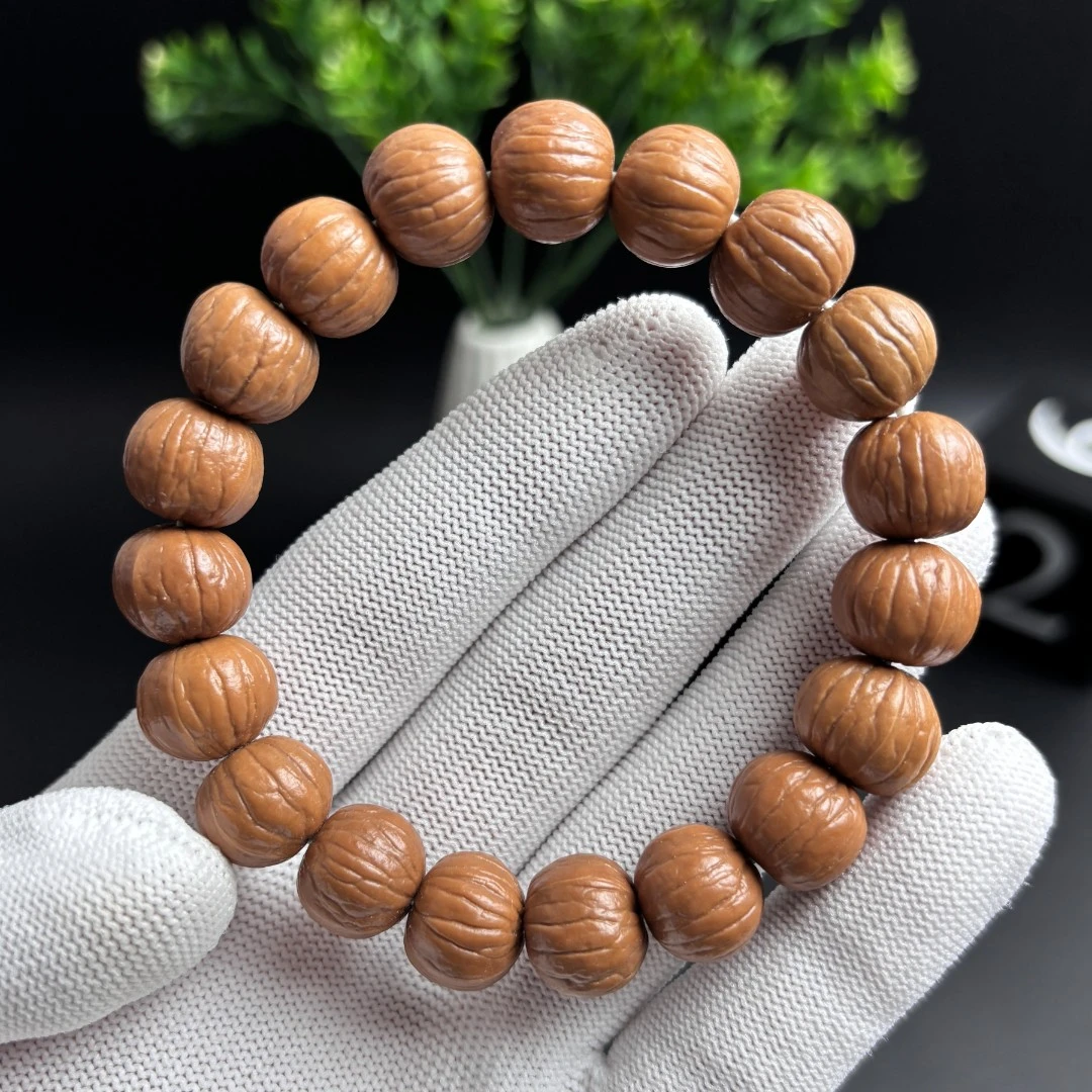 猴头原皮原色精品南瓜文玩手串精挑精卡纹路清晰