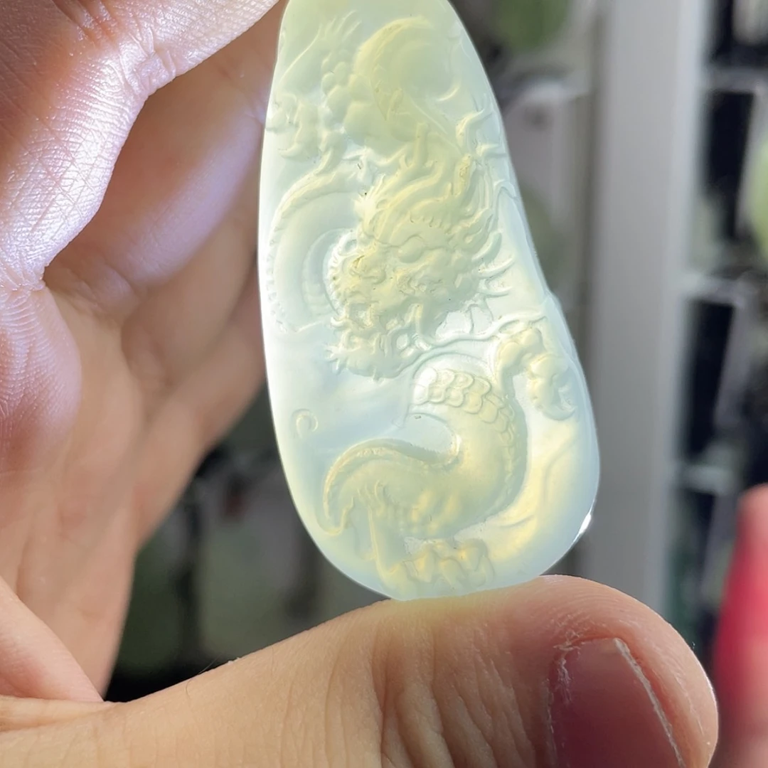 【闪购商品】岫玉颈饰未镶嵌龙 福利