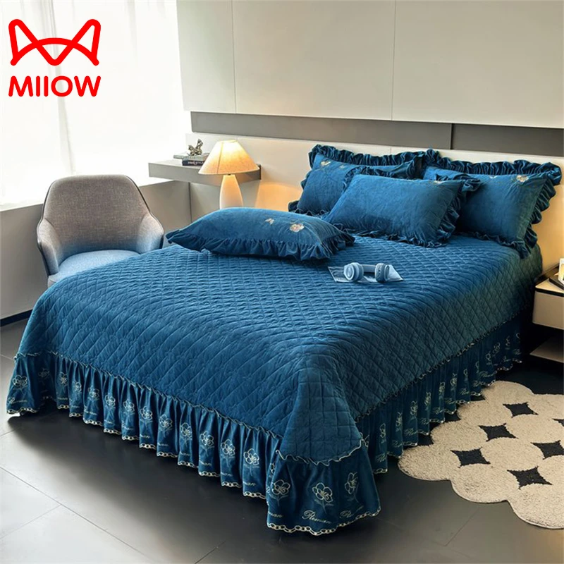 MiiOW/猫人宝宝绒单床盖牛奶绒床上用品秋冬季加绒加厚珊瑚绒法兰